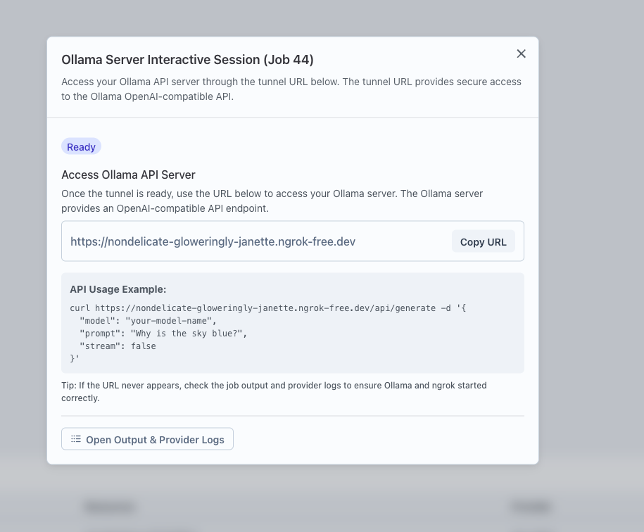 Service Card Interactive Setup