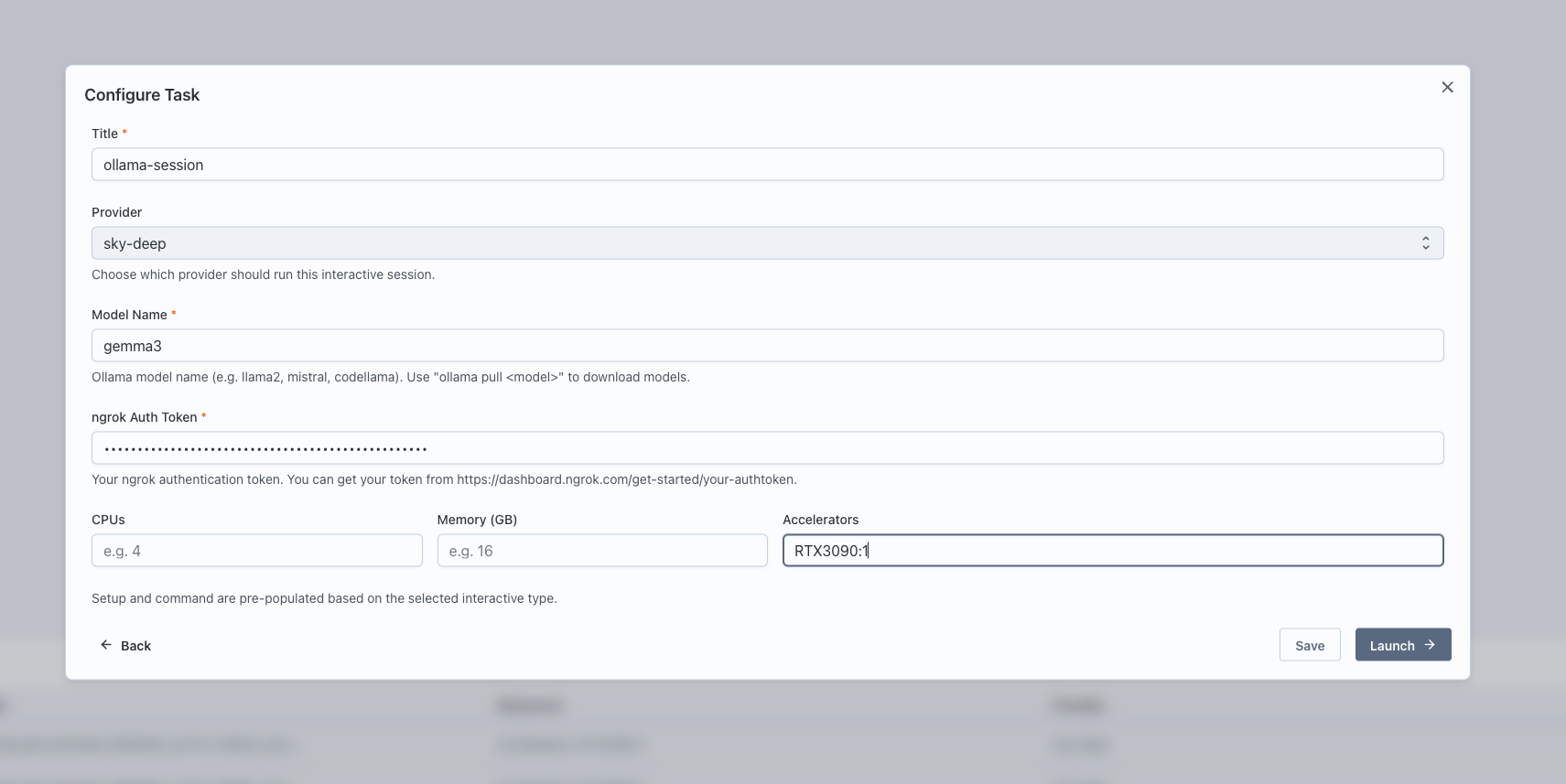 Ollama Configuration